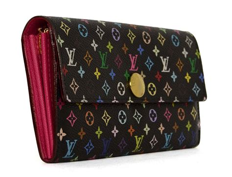 louis vuitton wallet colorful|authentic Louis Vuitton multicolor wallet.